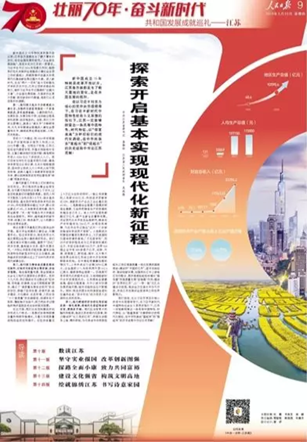 人民日?qǐng)?bào)刊發(fā)江蘇省委書(shū)記、省長(zhǎng)文章